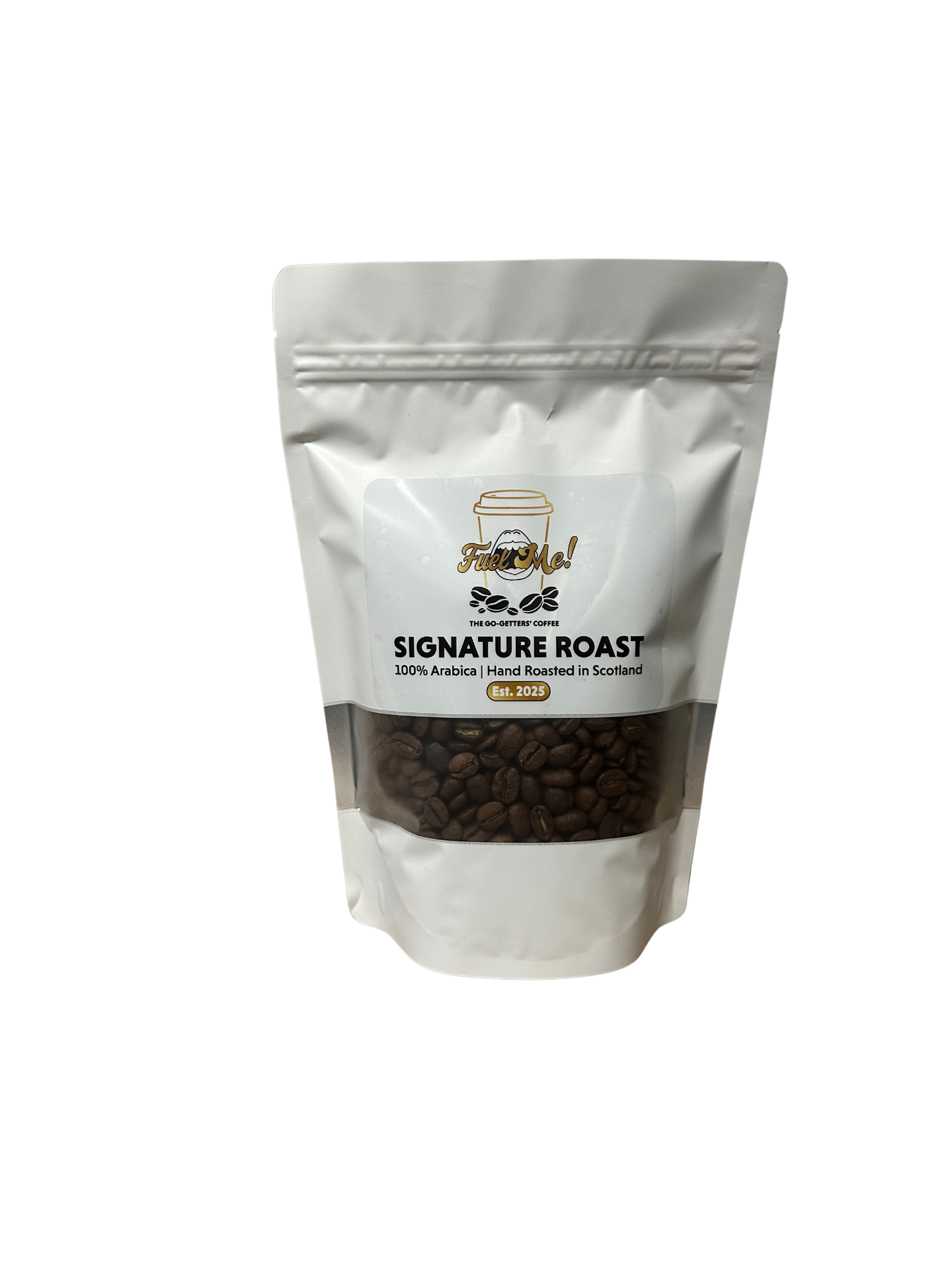 Fuel Me signature blend whole coffee beans 250g bag
