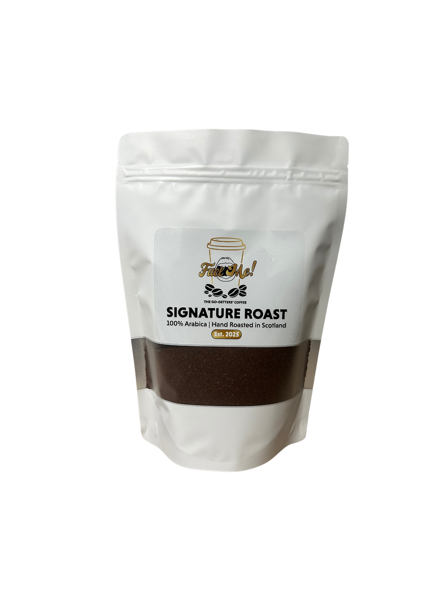 Fuel Me signature blend ground coffee 250g bag